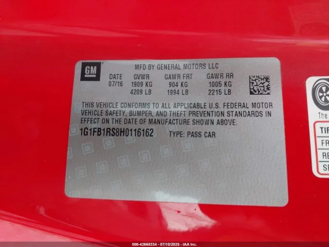 Chevrolet Camaro 1LT 3.6L V-6 DI, DOHC, VVT - изображение 9