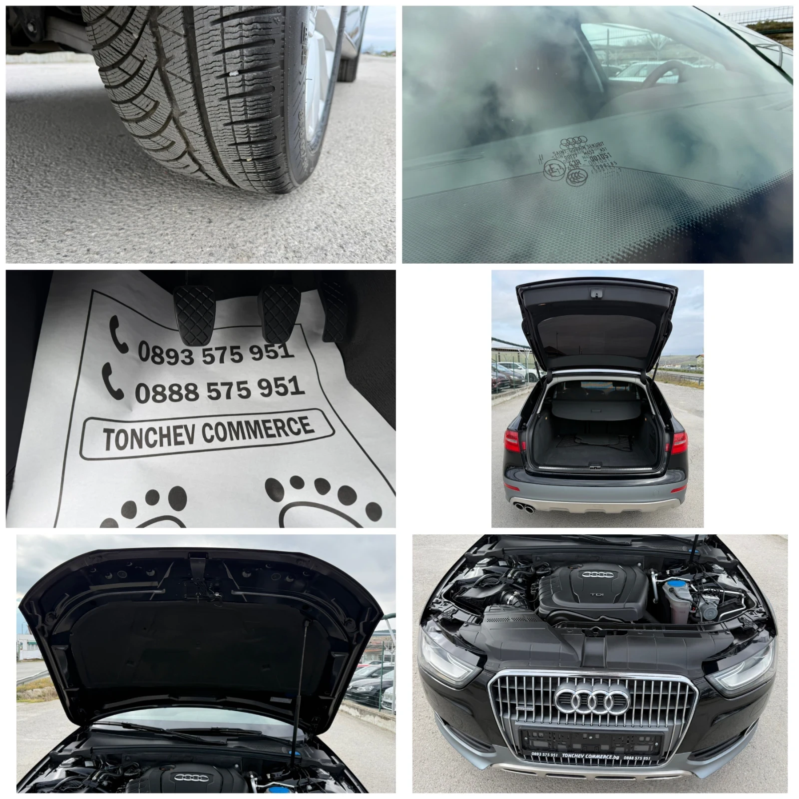 Audi A4 Allroad 2.0-TDI-quattro-6-speed-LED-XENON-BI XENON-TOP-NEW, снимка 17 - Автомобили и джипове - 54180157