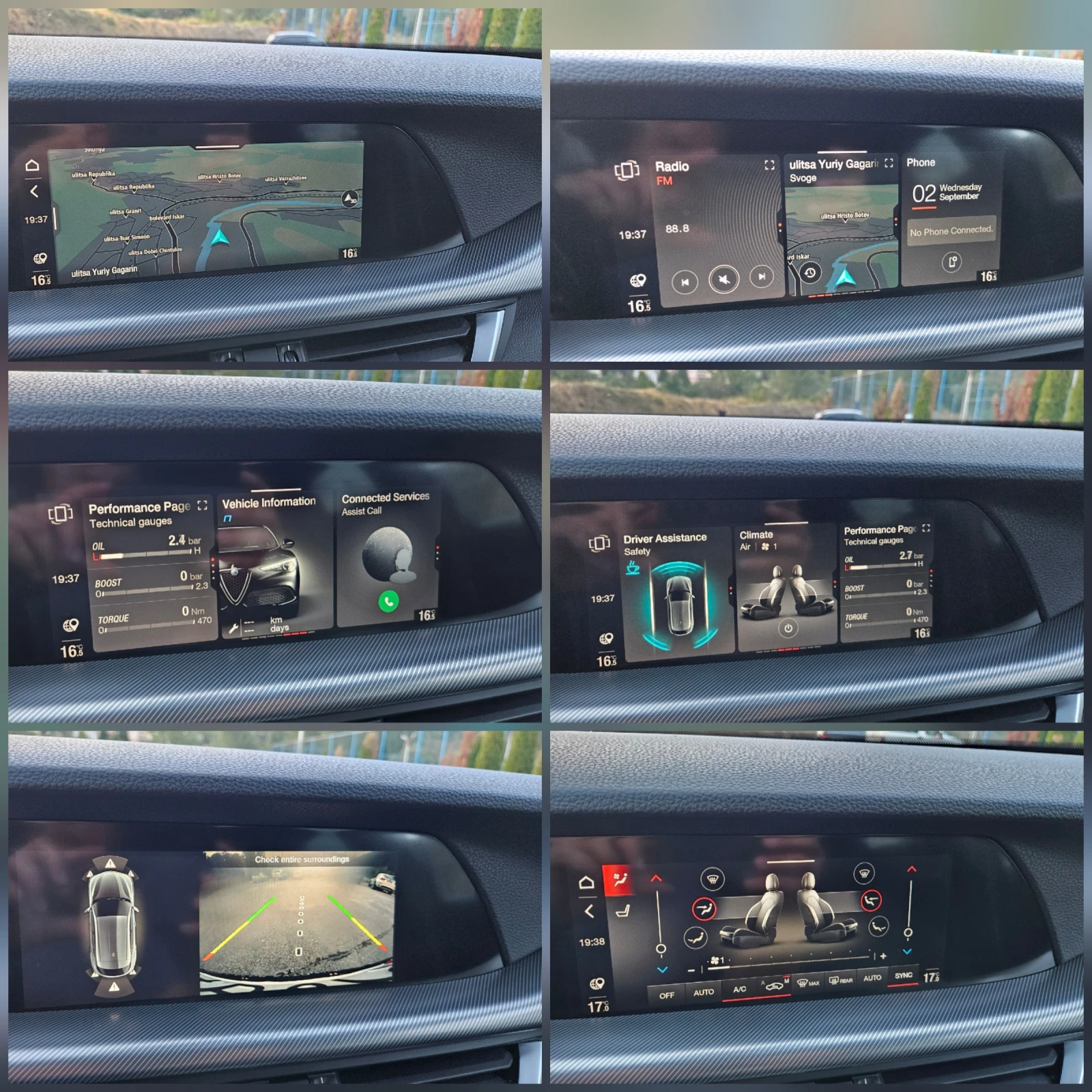 Alfa Romeo Stelvio 2.2 JTDM AVTOMAT/KOJA/NAVIG/Q4/VOLOCE, снимка 15 - Автомобили и джипове - 55936580