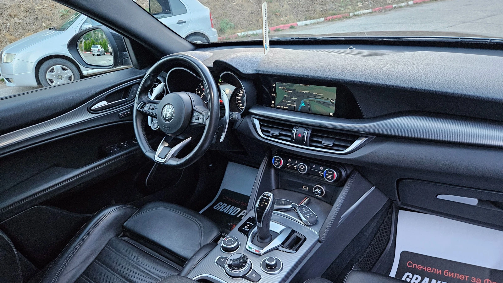Alfa Romeo Stelvio 2.2 JTDM AVTOMAT/KOJA/NAVIG/Q4/VOLOCE, снимка 10 - Автомобили и джипове - 55936580