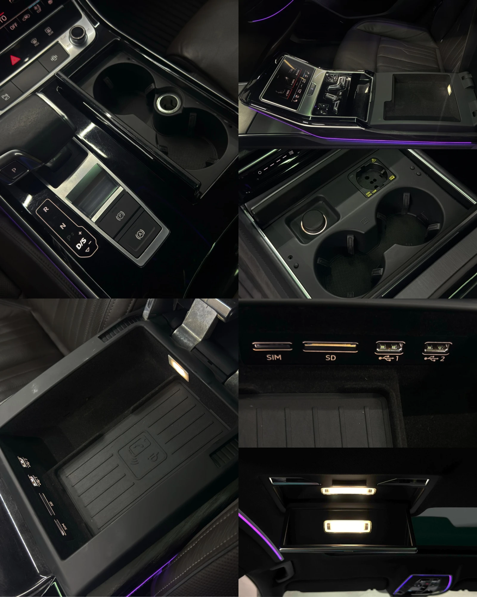 Audi A8 50TDI/Long/Laser/B&O/OLED/Пълна сервизна история, снимка 12 - Автомобили и джипове - 54855752