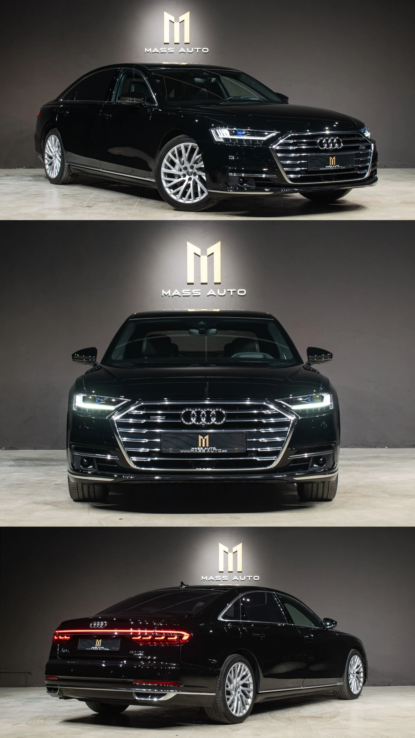 Audi A8 50TDI/Long/Laser/B&O/OLED/Пълна сервизна история, снимка 2 - Автомобили и джипове - 54855752