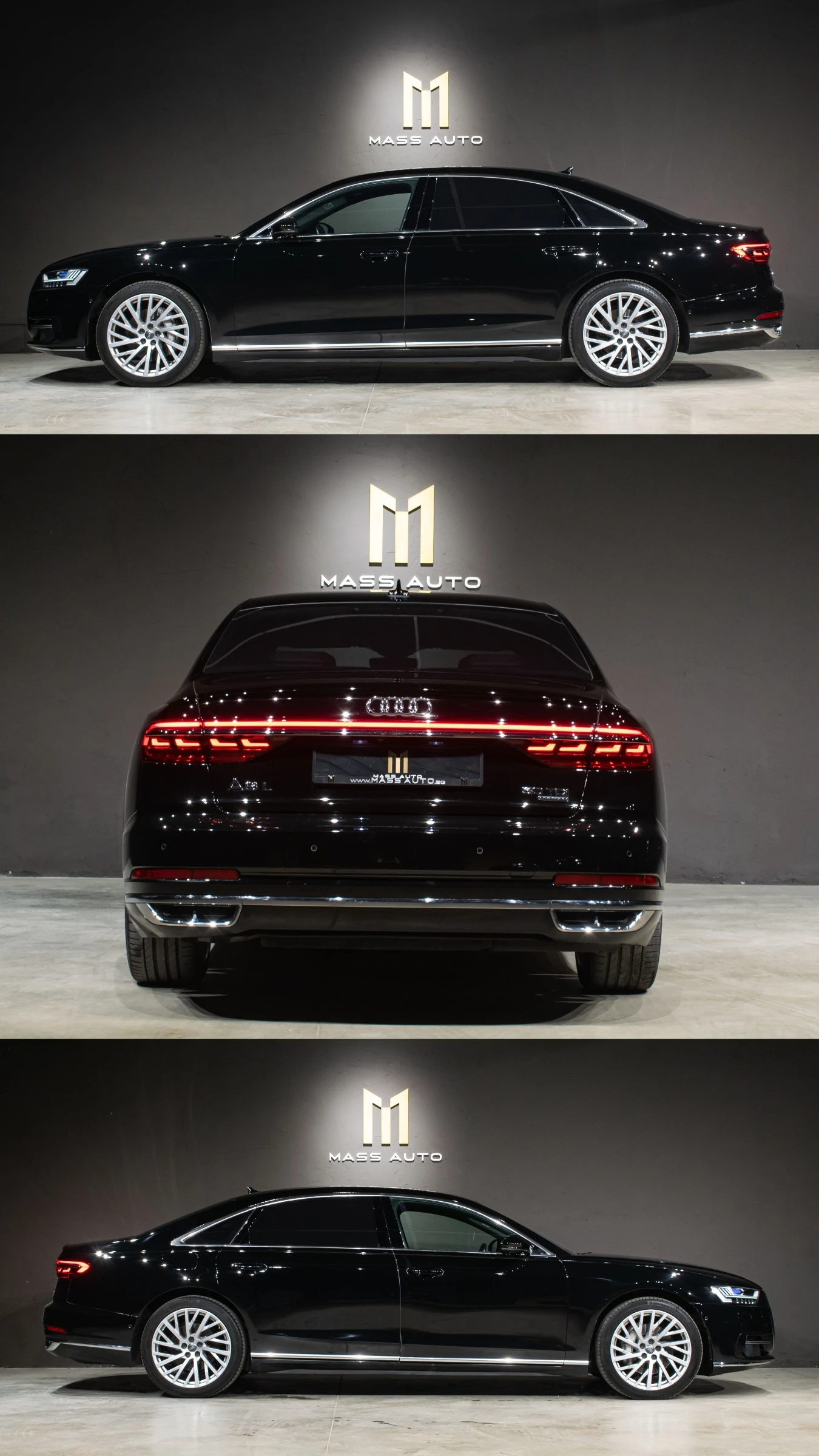 Audi A8 50TDI/Long/Laser/B&O/OLED/Пълна сервизна история, снимка 4 - Автомобили и джипове - 54855752