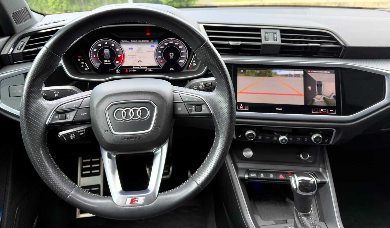Audi Q3 * 45TFSI* S-LINE* FULL* , снимка 10 - Автомобили и джипове - 54399228