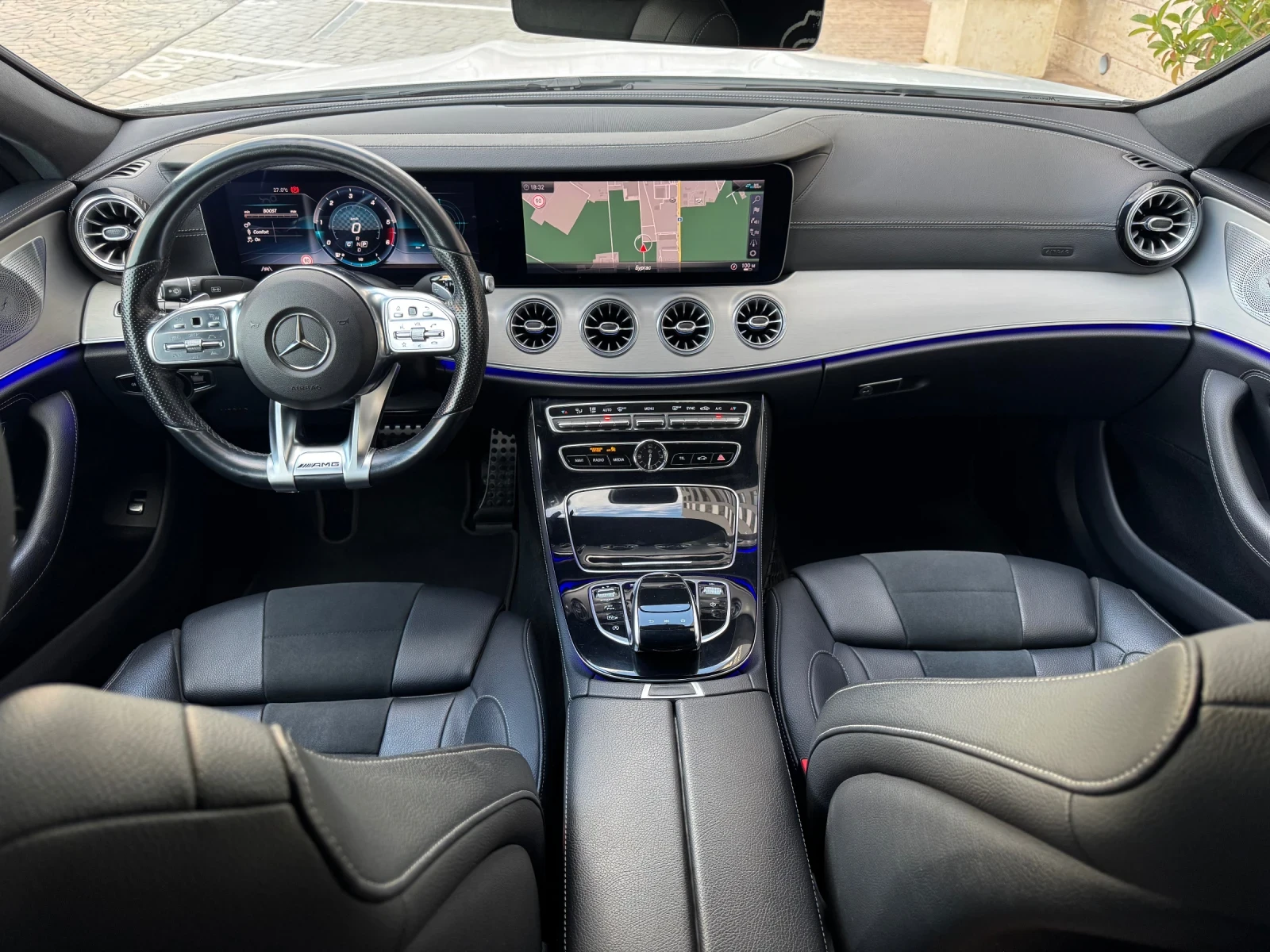 Mercedes-Benz CLS 400 9-G 4Matic AMG Distronic+ Multibeam 129хил.км, снимка 8 - Автомобили и джипове - 56104019