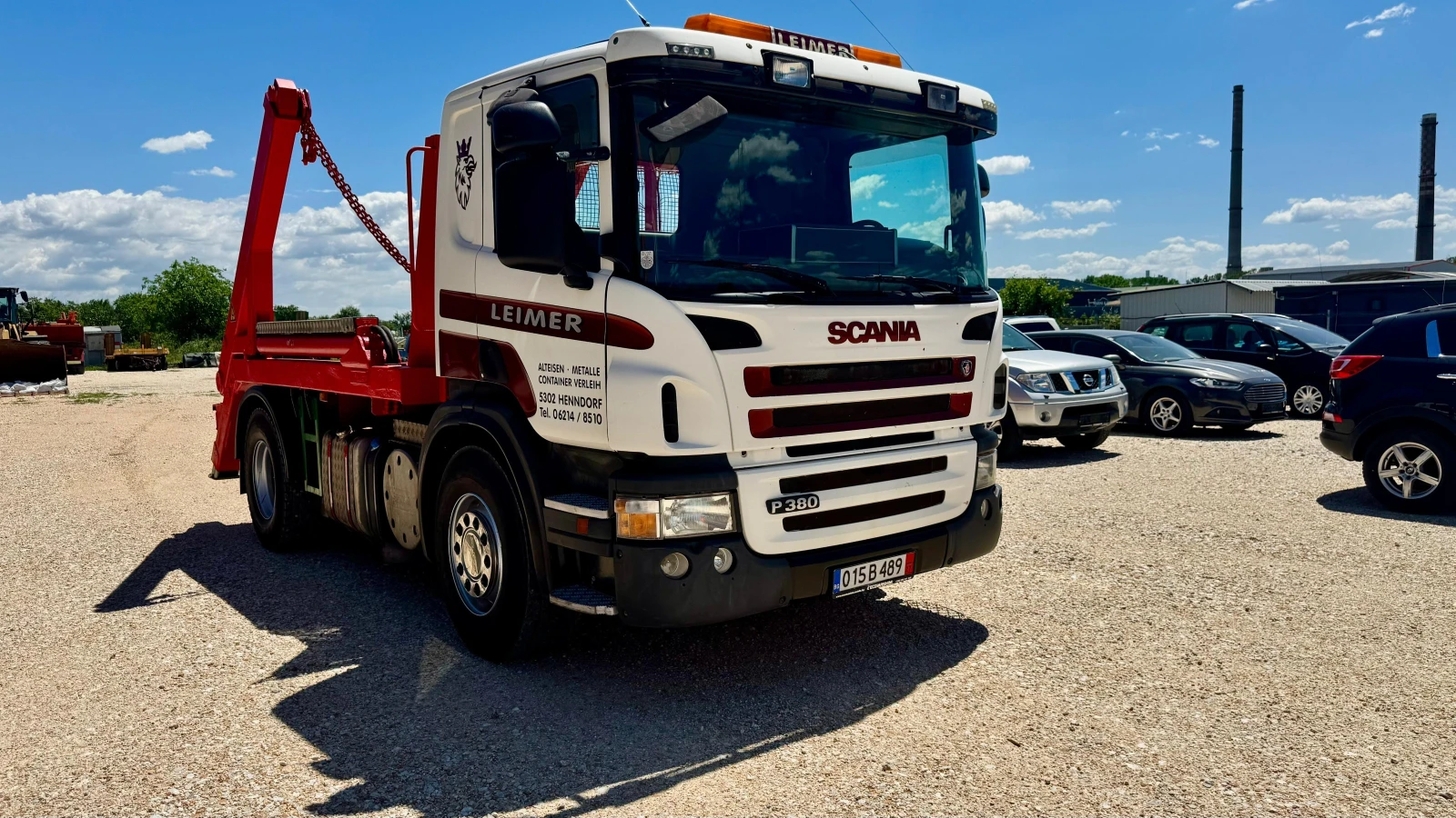 Scania P 380 4х2, Контейноровоз, Нов внос, , 