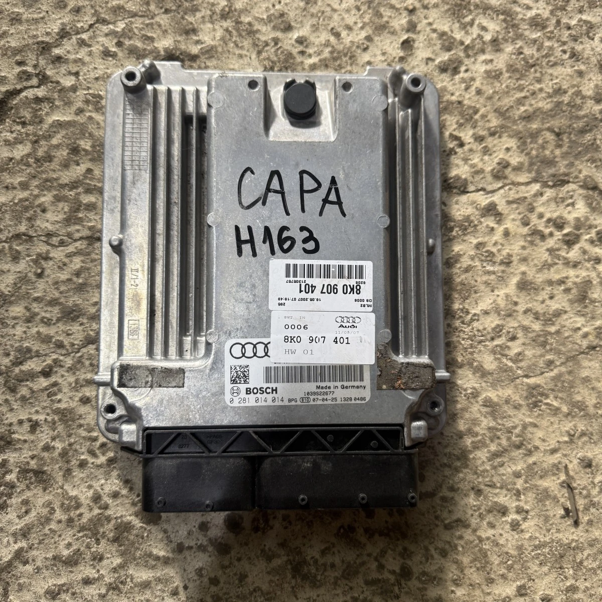 Компютър мотор двигател ECU AUDI A4 A5 30TDI CAPA 8K0907401 ном 163