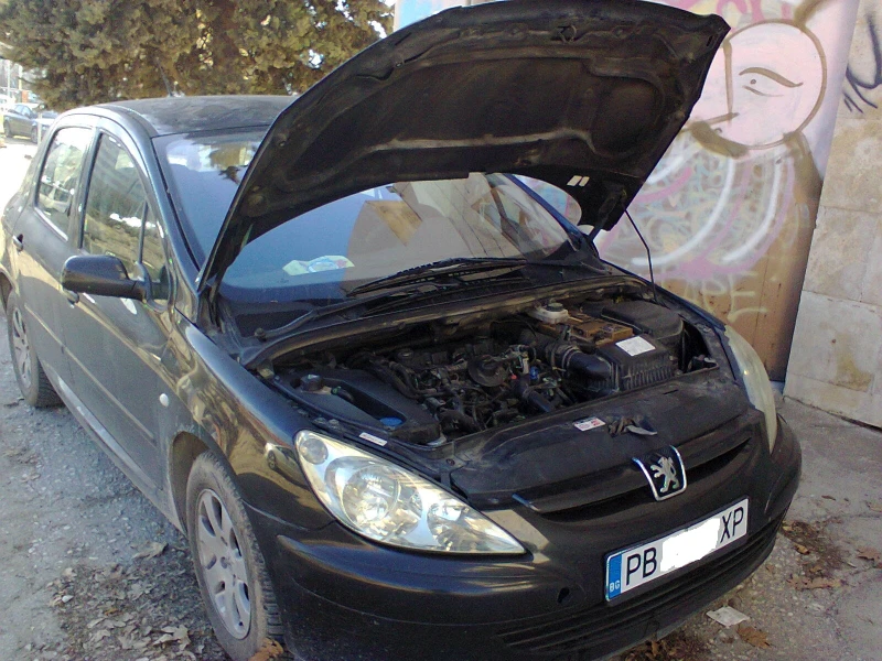 Peugeot 307 2.0 HDI-90 коня* KLIMATRONIK* , снимка 5 - Автомобили и джипове - 48760394