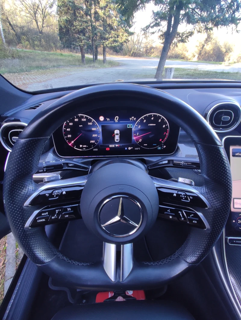 Mercedes-Benz C 180 39000км.AMG LINE Mild hybrid 9G, снимка 10 - Автомобили и джипове - 52421435