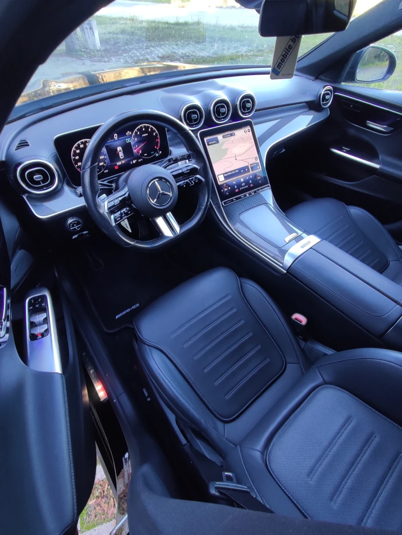 Mercedes-Benz C 180 39000км.AMG LINE Mild hybrid 9G, снимка 15 - Автомобили и джипове - 52421435