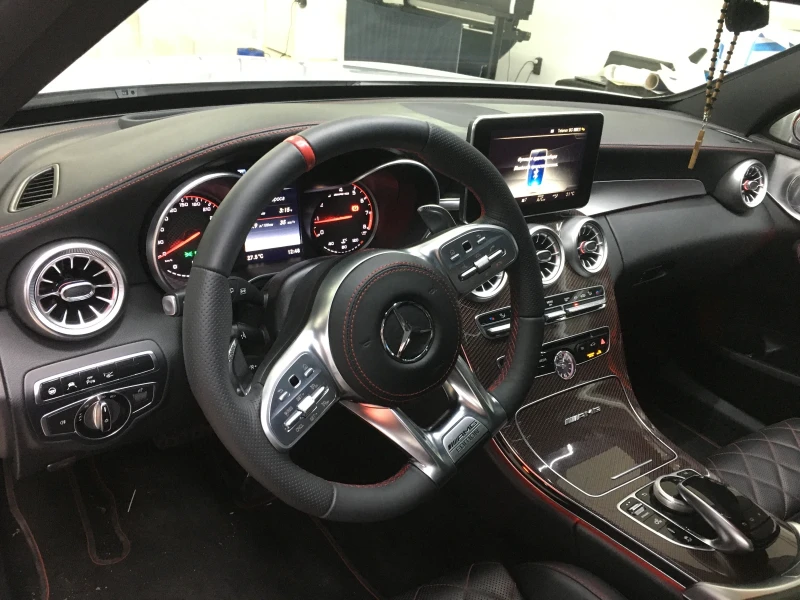 Mercedes-Benz C 63 AMG EDITION 1 FULL PPF CARBON KERAMIK , снимка 10 - Автомобили и джипове - 53358164