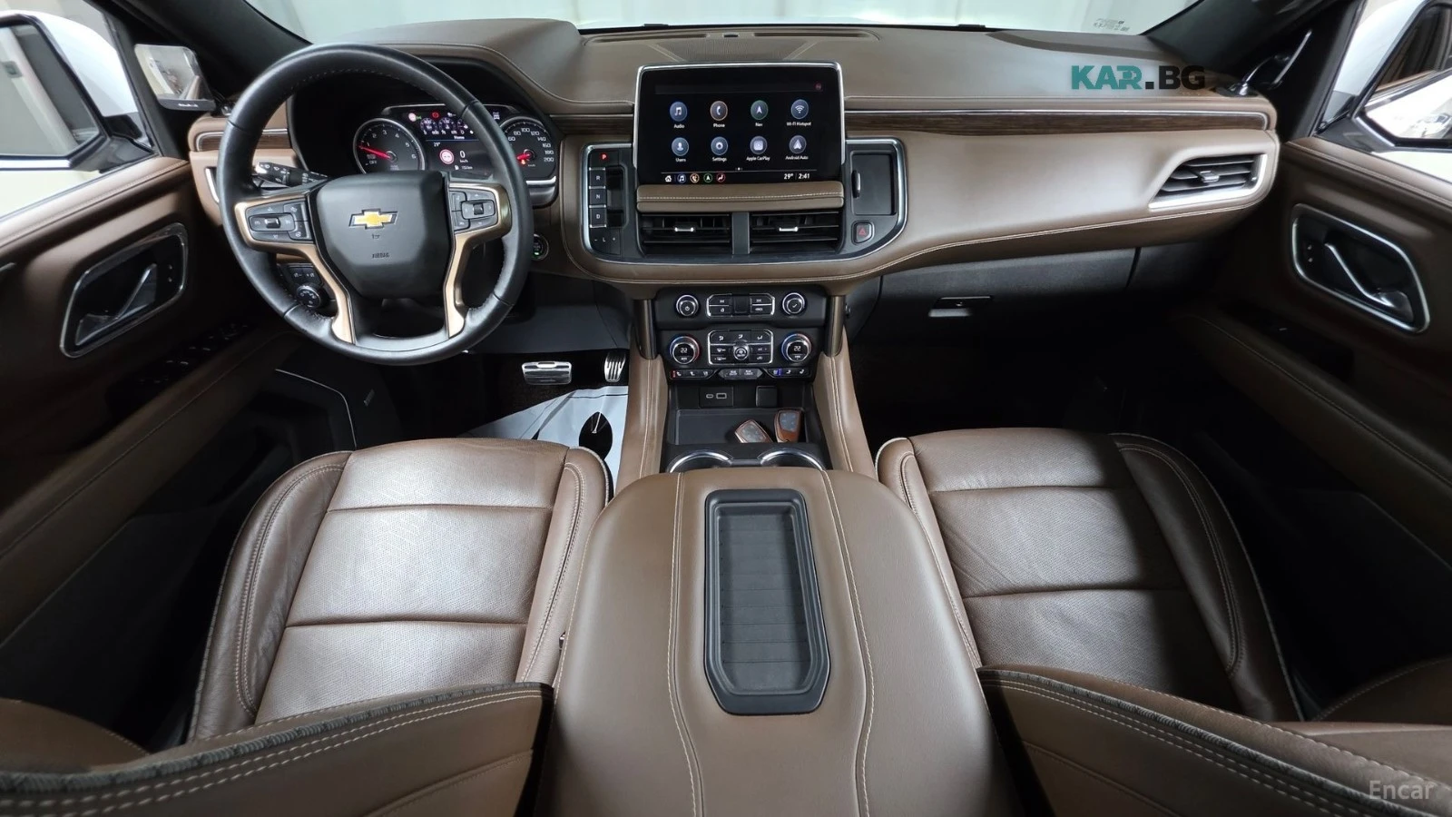Chevrolet Suburban 6.2* ПОДГРЕВ* ОБДУХВАНЕ* 360* ПАНО* TV* FULL* BOSE, снимка 5 - Автомобили и джипове - 56073865
