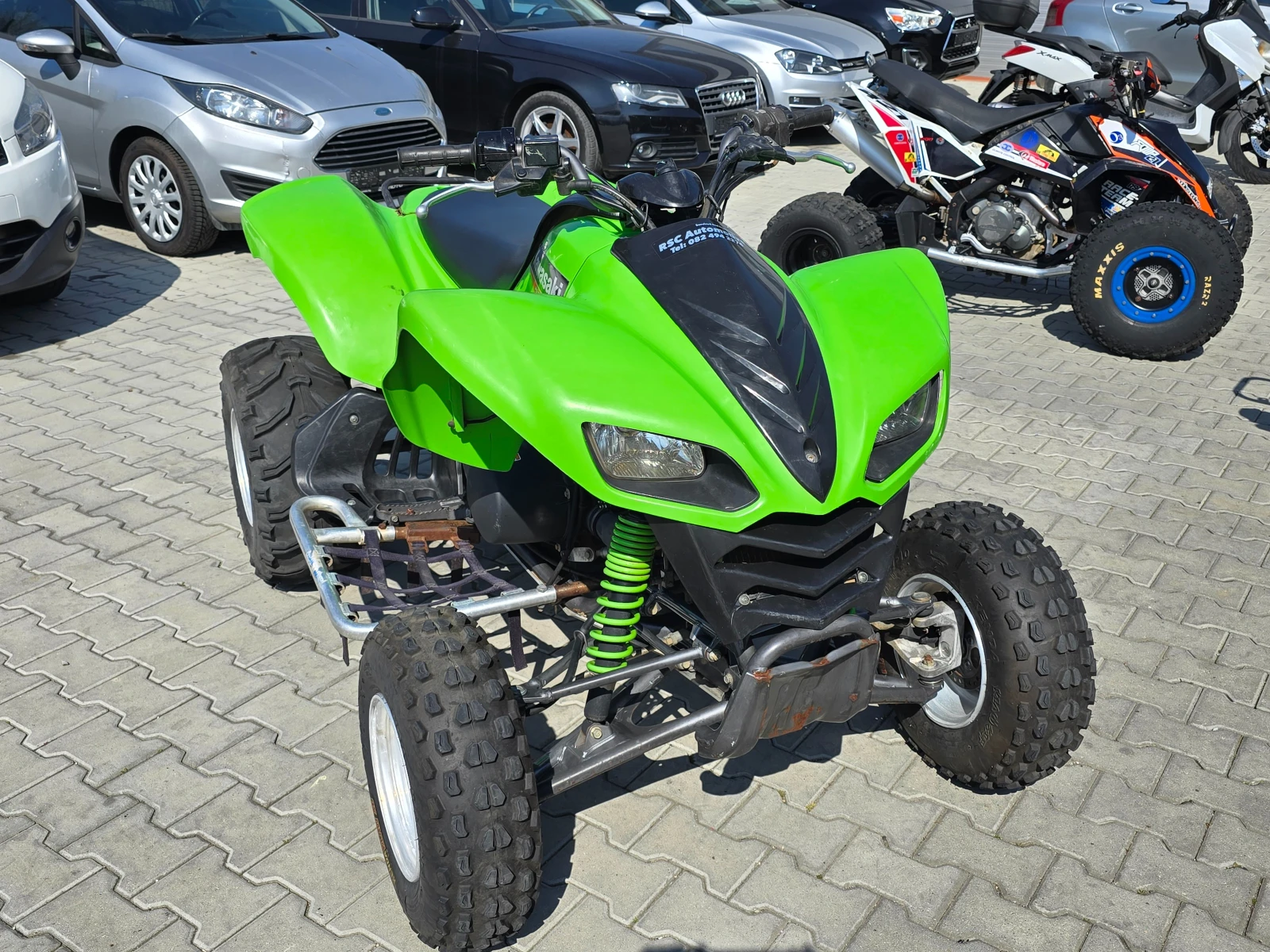 Kawasaki Kfx 700сс, Перфектен!, снимка 8 - Мотоциклети и мототехника - 53901294