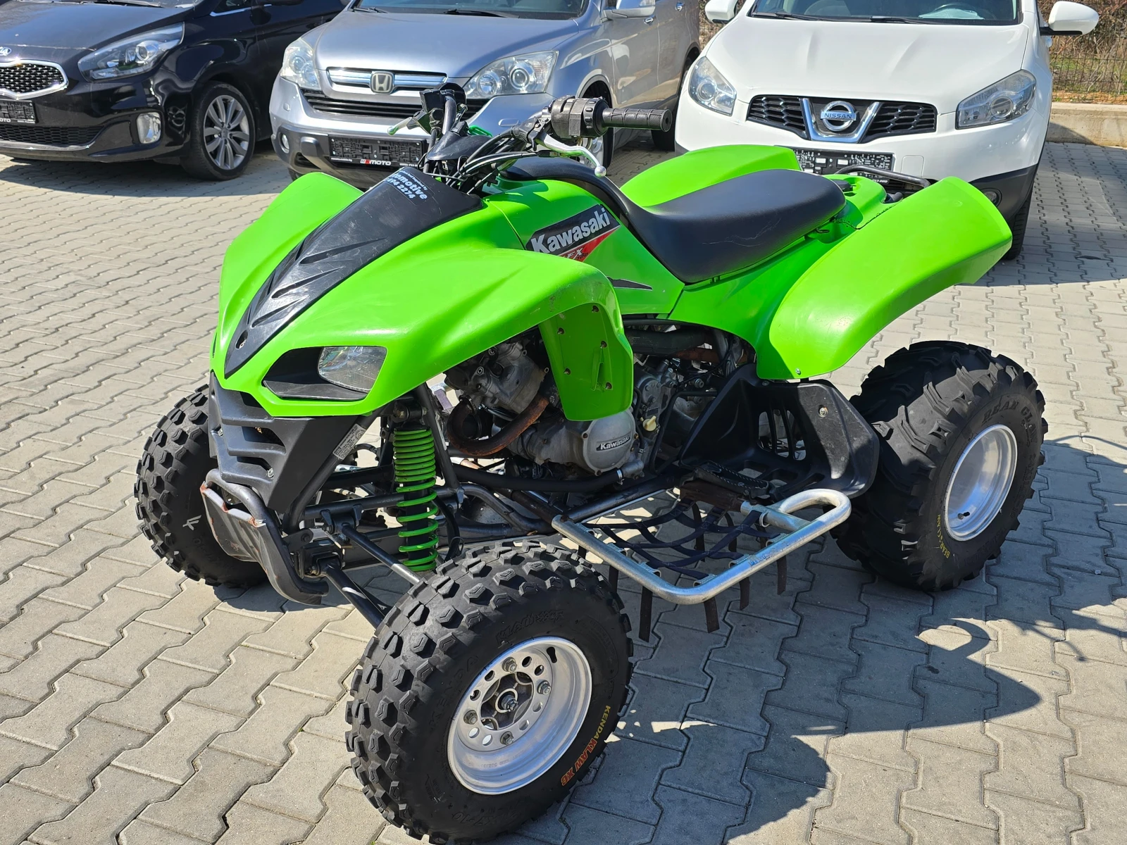 Kawasaki Kfx 700сс, Перфектен!, снимка 6 - Мотоциклети и мототехника - 53901294