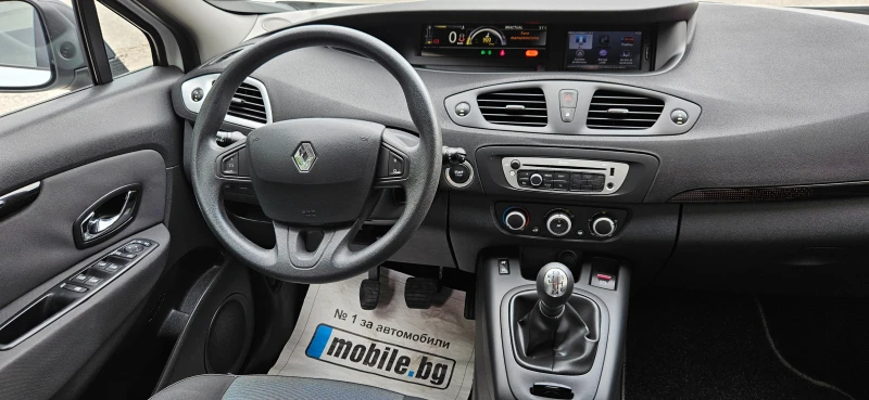 Renault Scenic 1, 5DCi-110кс* 2012г* 7 МЕСТНА* ЕВРО5* НАВИ* НОВ В, снимка 12 - Автомобили и джипове - 39025003