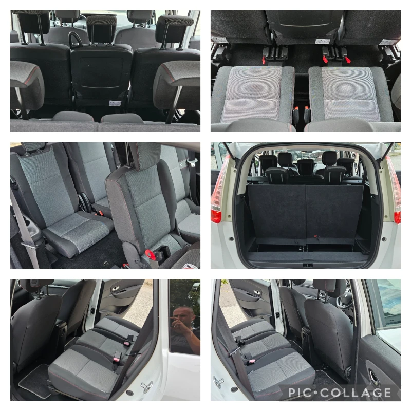 Renault Scenic 1, 5DCi-110кс* 2012г* 7 МЕСТНА* ЕВРО5* НАВИ* НОВ В, снимка 15 - Автомобили и джипове - 39025003