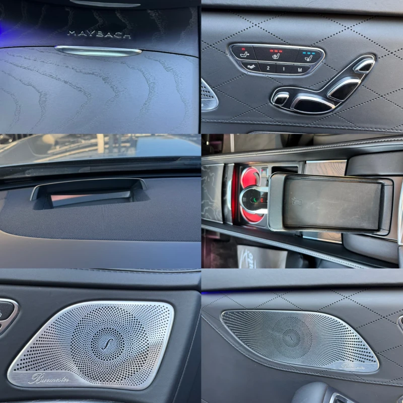 Mercedes-Benz S 560 MAYBACH#4MAT#DESIGNO#Bi-COLOR#FULL FULL, снимка 16 - Автомобили и джипове - 52583109