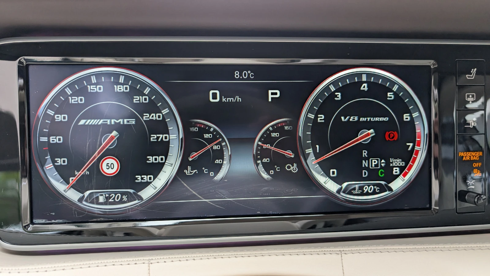 Mercedes-Benz S 500 AMG Designo, снимка 16 - Автомобили и джипове - 54381677
