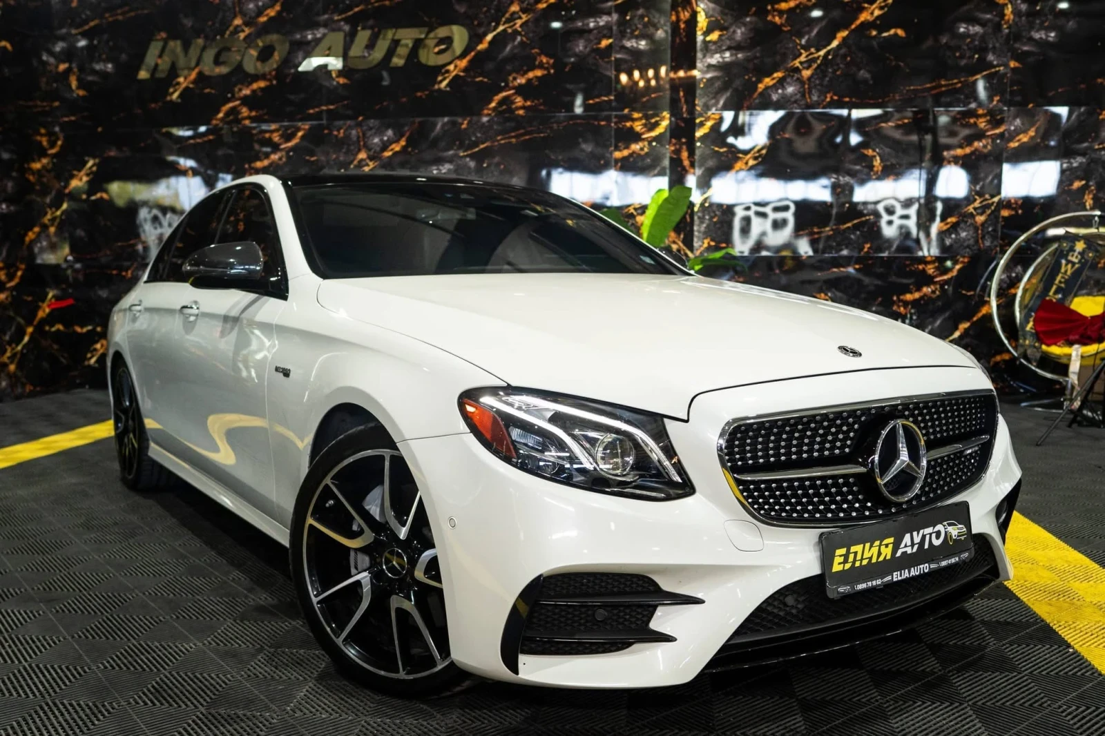 Mercedes-Benz E 43 AMG 4MATIC LED NAVI ���� CARBON BURM ������ 100% | Mobile.bg � ����������� 4