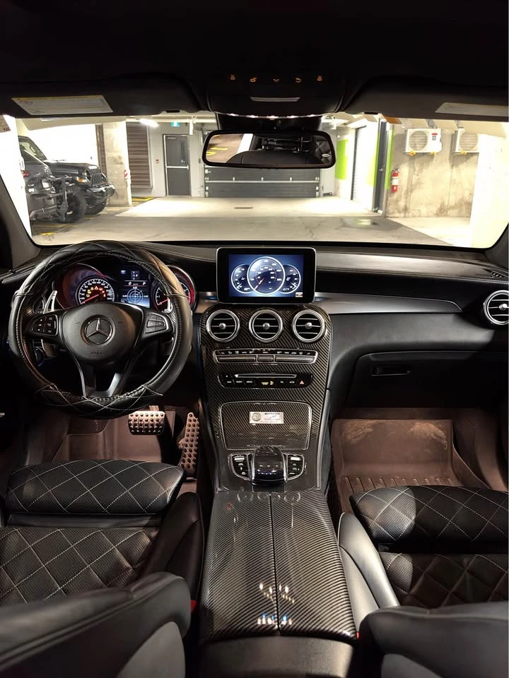 Mercedes-Benz GLC 43 AMG * DESIGNO* NO ACCIDENT* FULL SERVICE REC* АВТОКРЕД, снимка 9 - Автомобили и джипове - 54862208