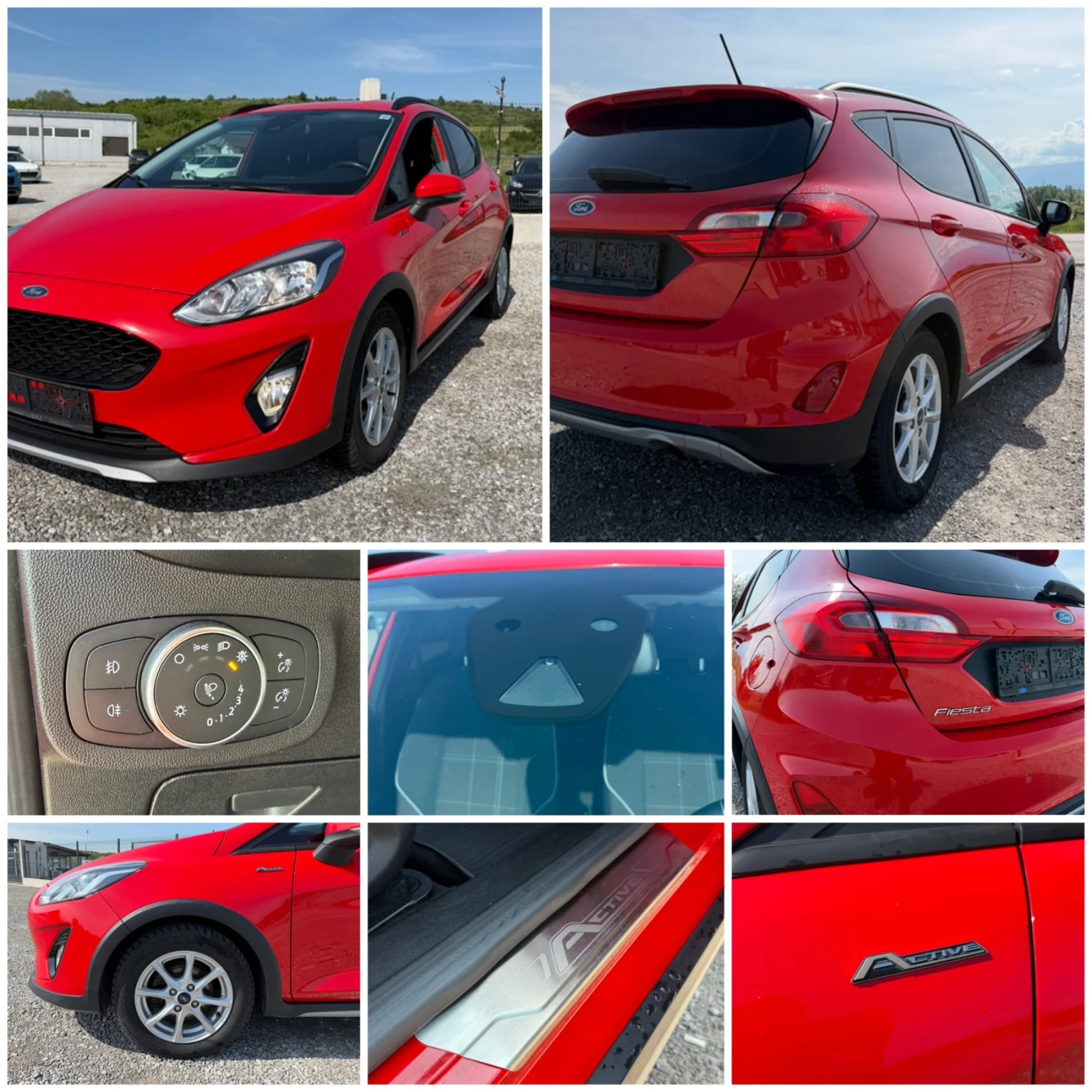 Ford Fiesta ACTIVE 1.0T 100HP ANDROID AUTO EURO 6 SERVICE BOOK, снимка 9 - Автомобили и джипове - 54620555