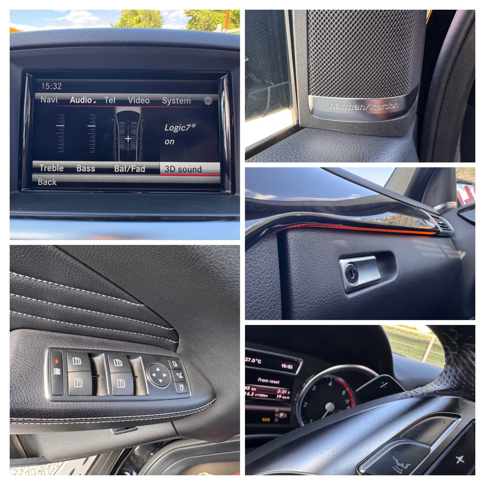 Mercedes-Benz ML 350 d/AMG/OFF ROAD/HARMАN/KARDON+ KAMERA+ DISTRONIC/ТО, снимка 14 - Автомобили и джипове - 54972045