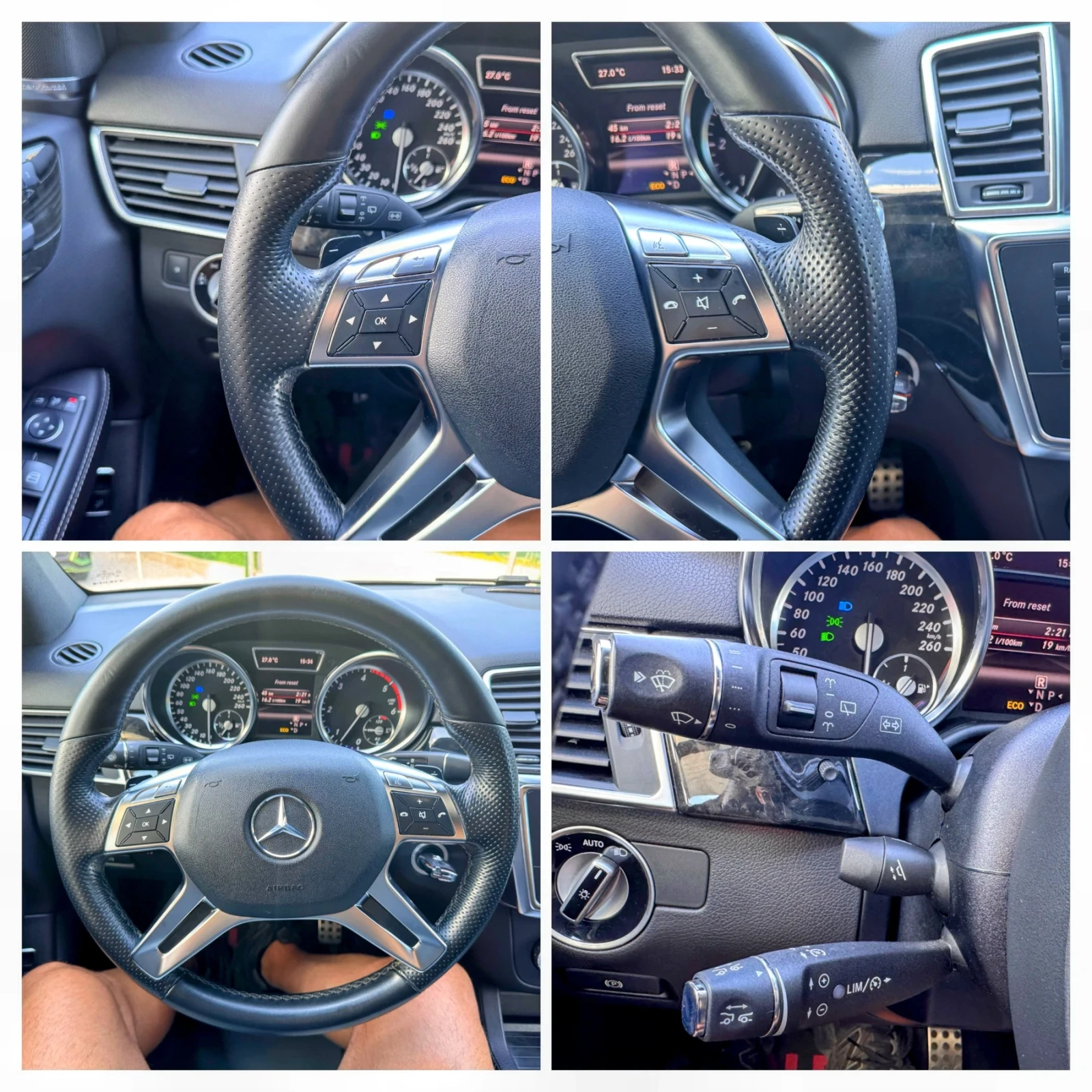 Mercedes-Benz ML 350 d/AMG/OFF ROAD/HARMАN/KARDON+ KAMERA+ DISTRONIC/ТО, снимка 13 - Автомобили и джипове - 54972045