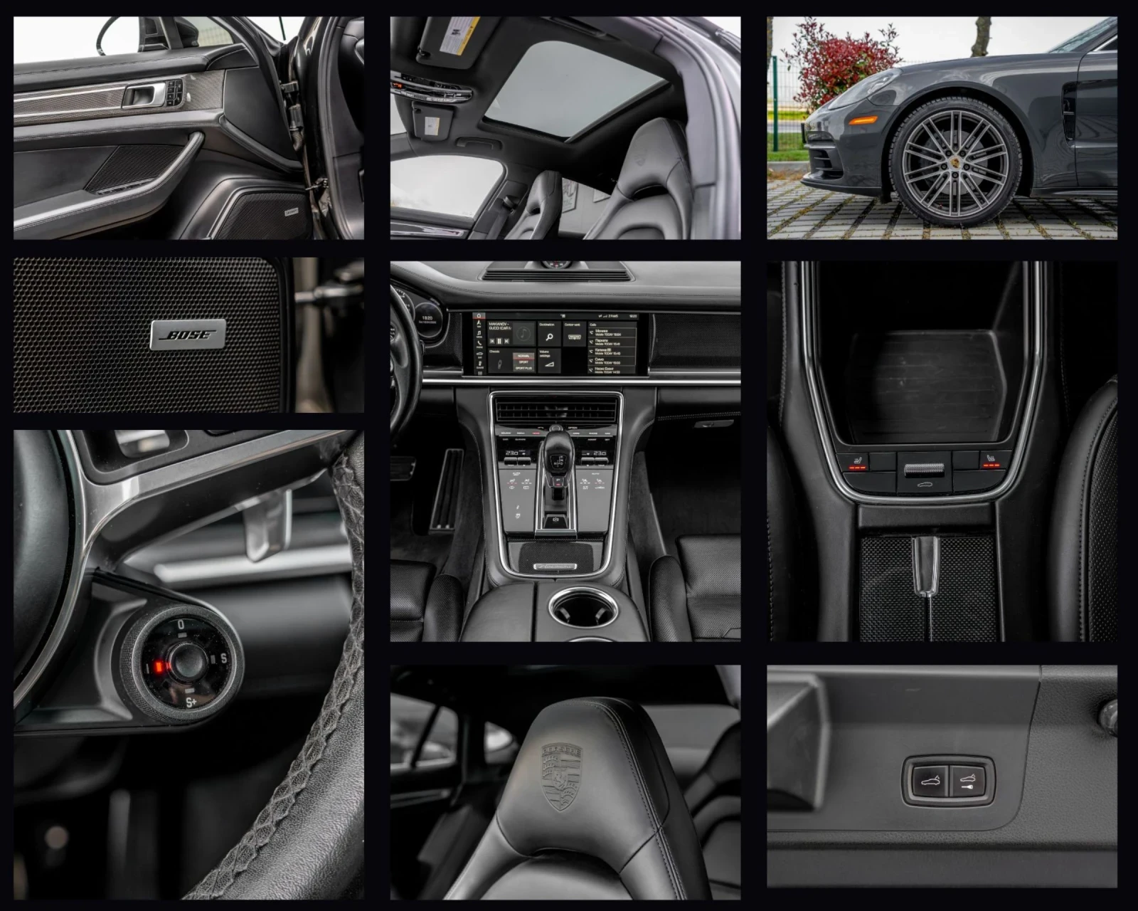 Porsche Panamera 4S/4x4/CHRONO/CARBON, снимка 15 - Автомобили и джипове - 54261598