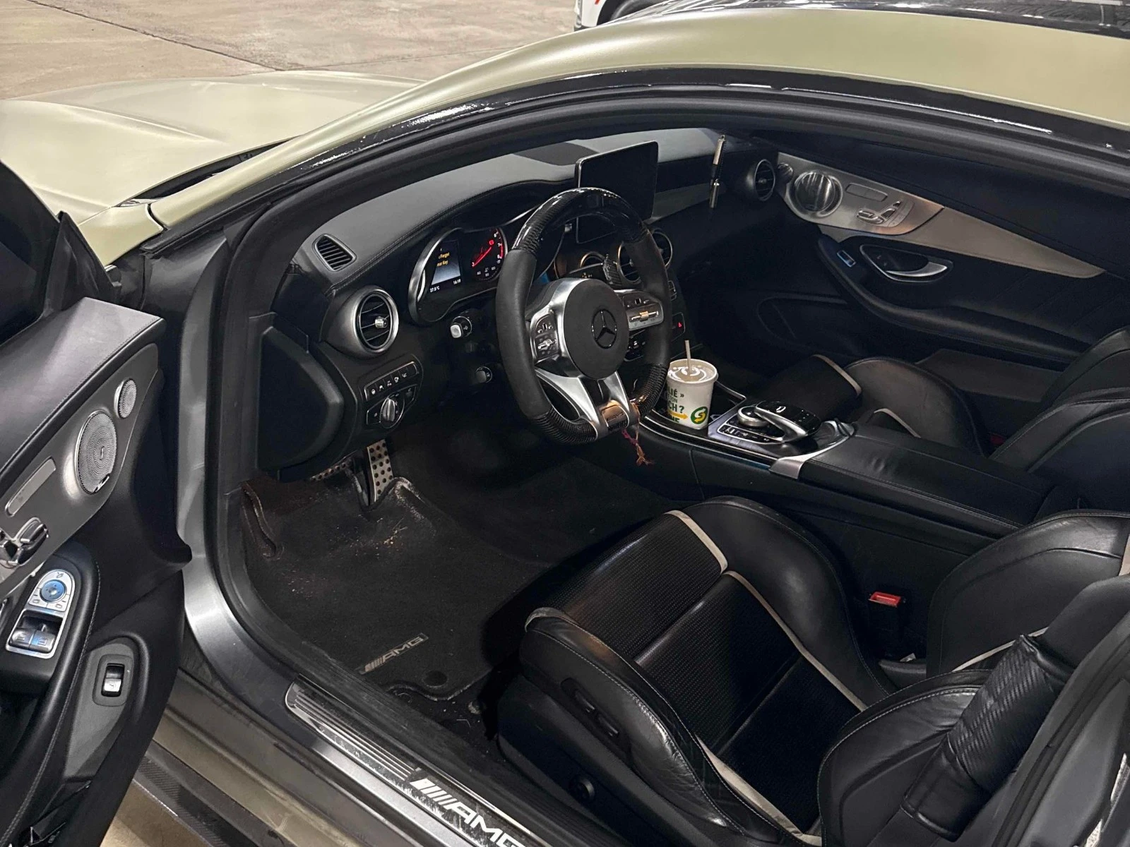 Mercedes-Benz C 63 AMG S* BURMESTER* 360* КУПЕ* , снимка 7 - Автомобили и джипове - 55442068