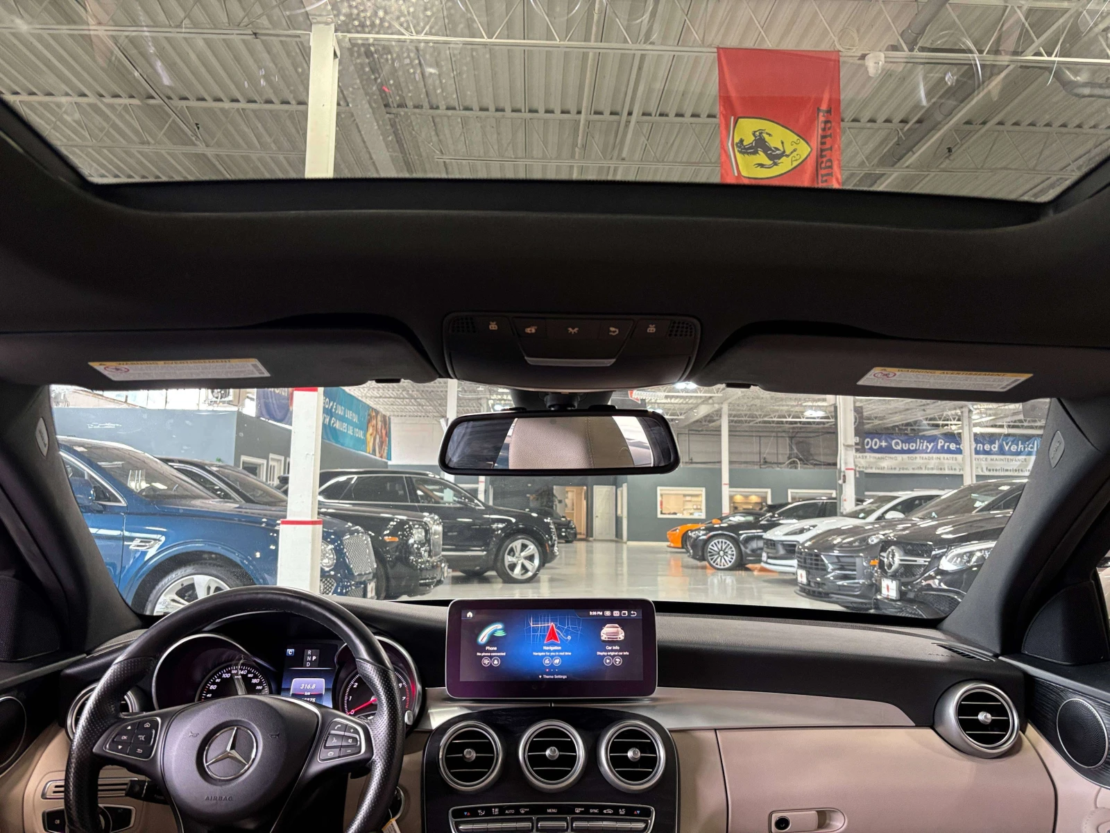 Mercedes-Benz C 300 | 4MATIC| AMGPKG| NAV| WOOD| CREAMLEATHER| S, снимка 10 - Автомобили и джипове - 55990345