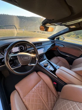 Audi A8 LONG* MATRIX* B&O* PANO* HUD* NAVI, снимка 6