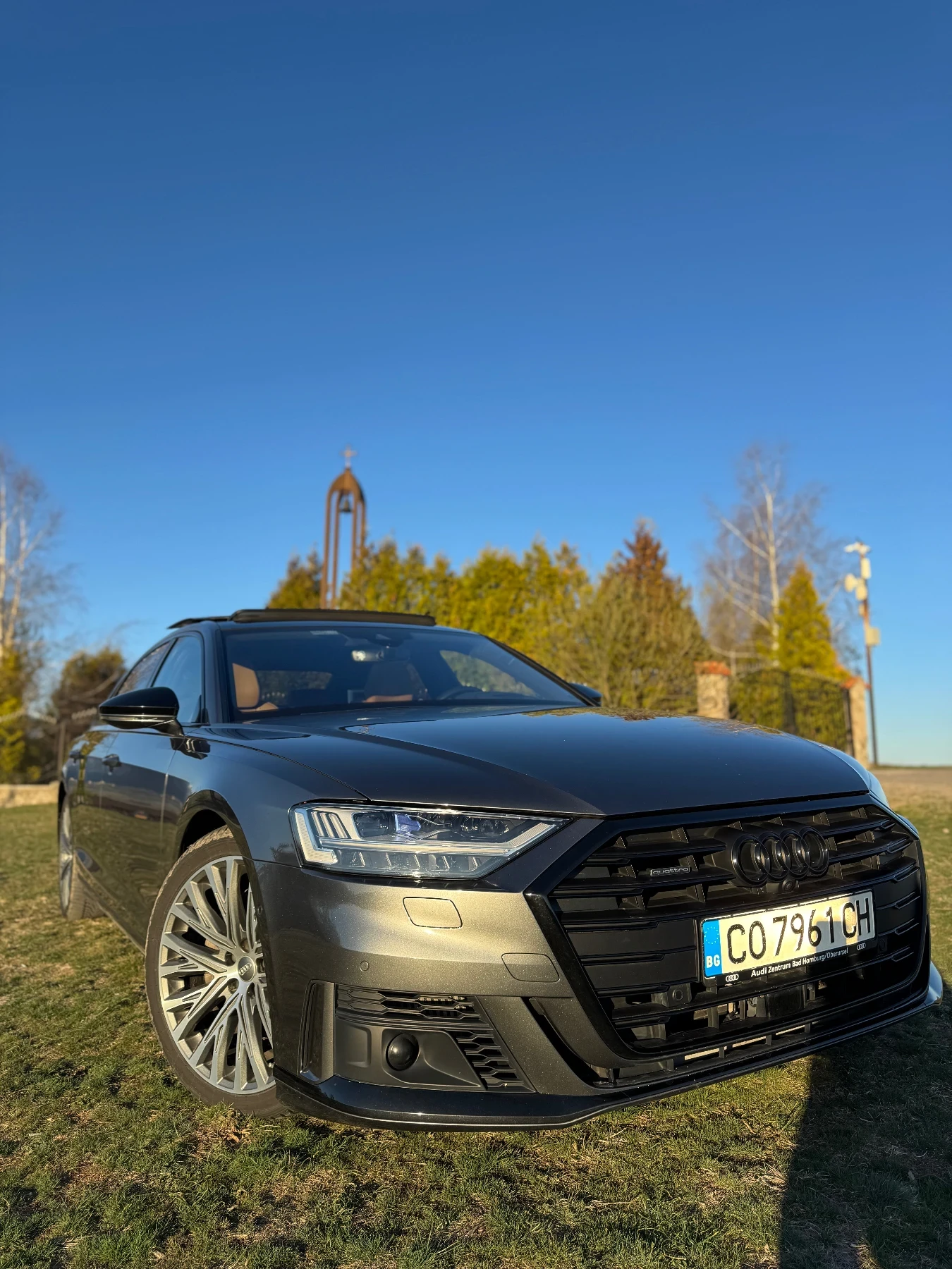 Audi A8 LONG* MATRIX* B&O* PANO* HUD* NAVI, снимка 1