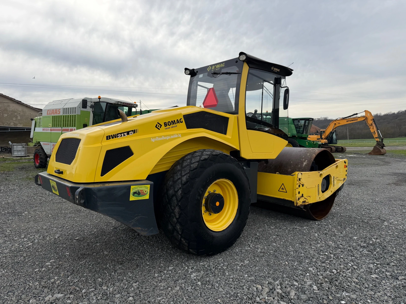 Валяк BOMAG BW 213 D ЛИЗИНГ, снимка 7 - Индустриална техника - 52310421