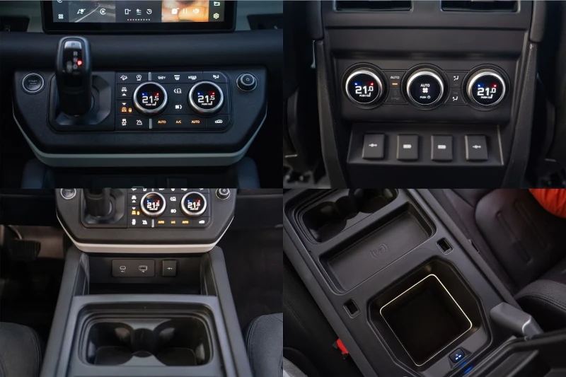 Land Rover Defender P400* 80хил.км* X-DINAMYC* MERIDIAN* HYBRID* PANOR, снимка 15 - Автомобили и джипове - 52665261