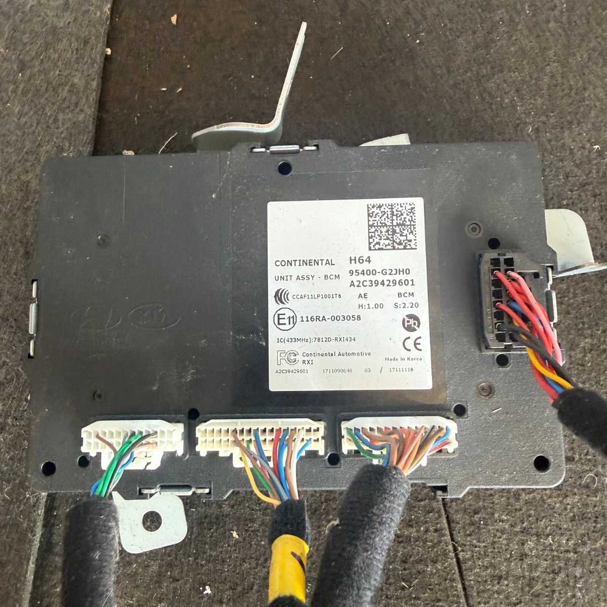 Body Control Module BCM модул за управление на комфорта за Hyundai Ioniq 95400-G