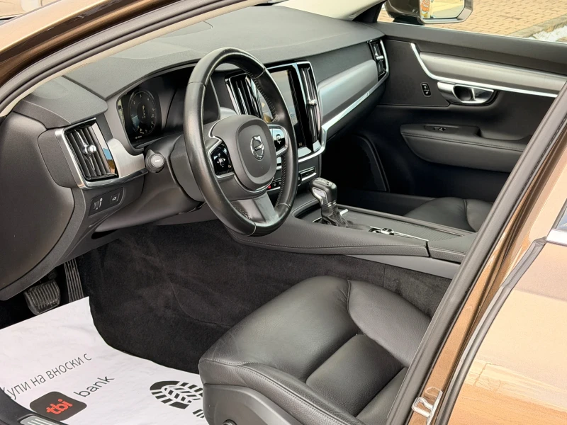 Volvo V90 2.0d-190KC-АВТОМАТ-КОЖА-LED-ЗОНИ-УНИКАЛНА-199Х.КМ-, снимка 10 - Автомобили и джипове - 53051058