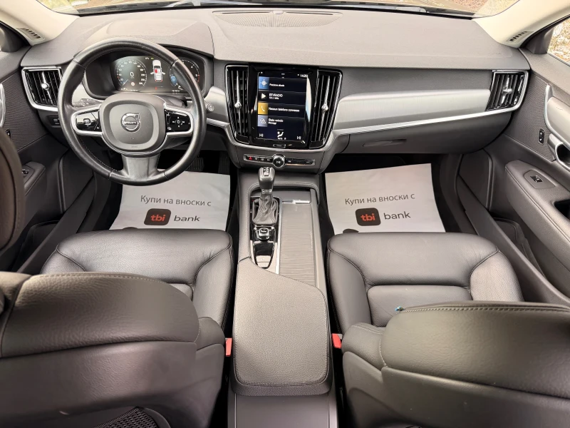 Volvo V90 2.0d-190KC-АВТОМАТ-КОЖА-LED-ЗОНИ-УНИКАЛНА-199Х.КМ-, снимка 13 - Автомобили и джипове - 53051058