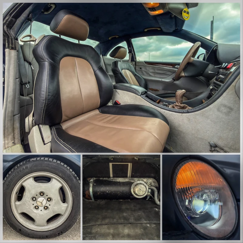 Mercedes-Benz CLK 200 kompressor ГАЗ/БЕНЗИН , снимка 9 - Автомобили и джипове - 53133806