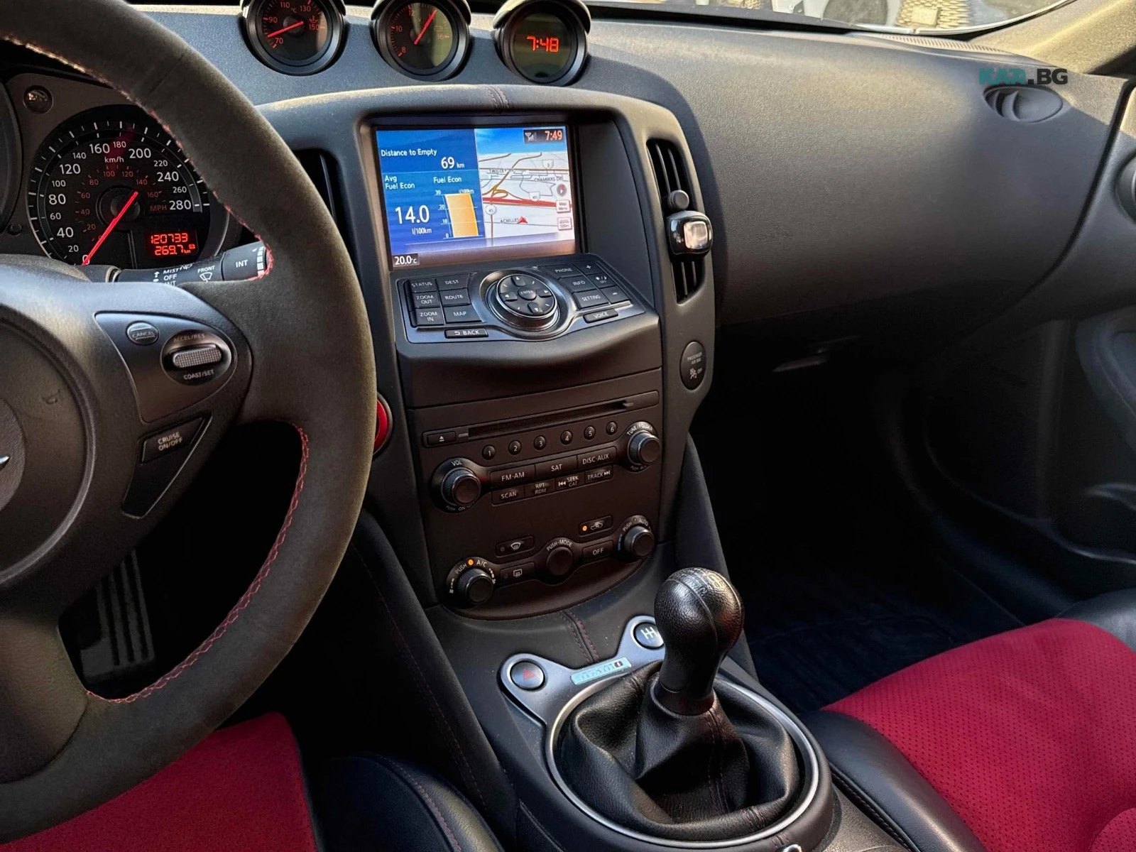 Nissan 370Z Nismo Package Автокредит Цена до България, снимка 8 - Автомобили и джипове - 54863800