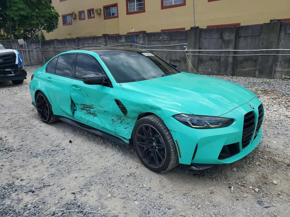BMW M3 COMPETITION| DISTRONIC| LASER| HUD| ОБДУХ| HARMAN, снимка 3 - Автомобили и джипове - 55945010
