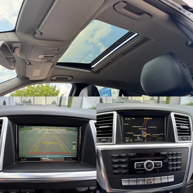 Mercedes-Benz ML 350 AMG-КАМЕРА-ПОДГРЕВ-ЛЮК-ПЕРА-ЕЛ.БАГАЖНИК-, снимка 13 - Автомобили и джипове - 50730618