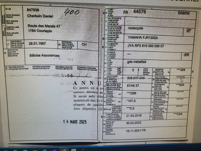 Yamaha Fjr SILVER BULLET, снимка 13 - Мотоциклети и мототехника - 49743988