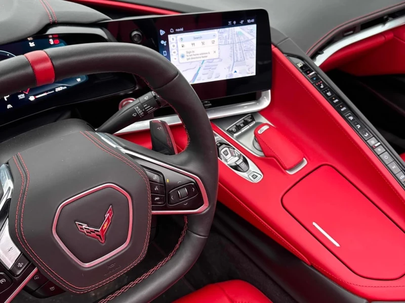 Chevrolet Corvette * 3LT * CARFAX * БЕЗ ПЪРВОНАЧАЛНА ВНОСКА, снимка 9 - Автомобили и джипове - 53053528