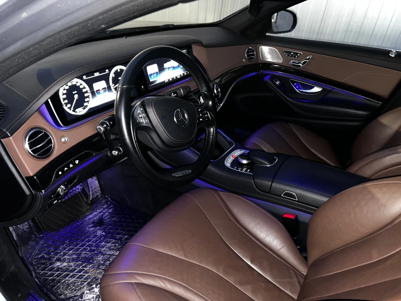 Mercedes-Benz S 350 AMG LINE 4MATIC LONG PANORAMA BURMESTAR, снимка 3 - Автомобили и джипове - 53470073