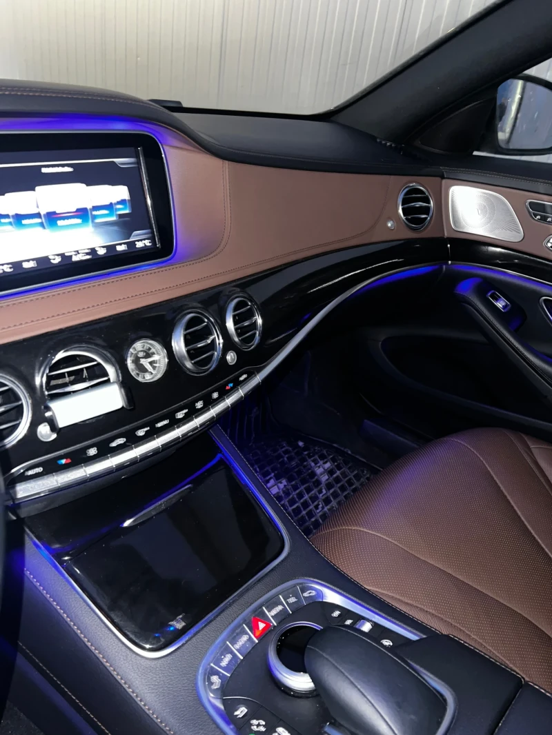 Mercedes-Benz S 350 AMG LINE 4MATIC LONG PANORAMA BURMESTAR, снимка 5 - Автомобили и джипове - 53470073