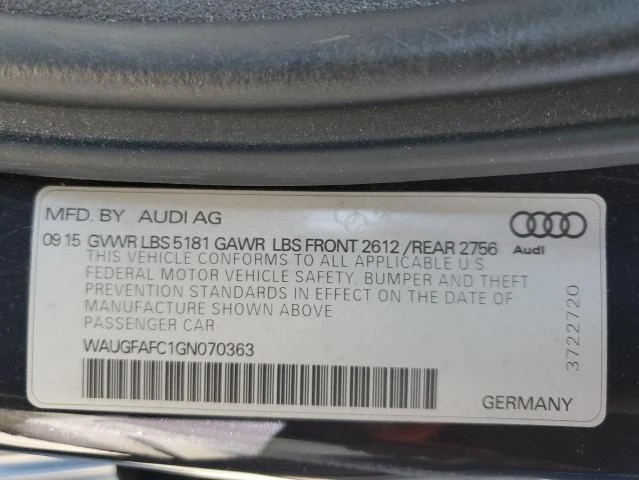 Audi A6 2016 AUDI A6 PREMIUM PLUS, снимка 12 - Автомобили и джипове - 48321372