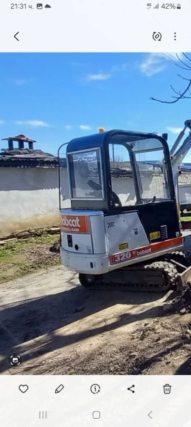 Багер Bobcat 320, снимка 2