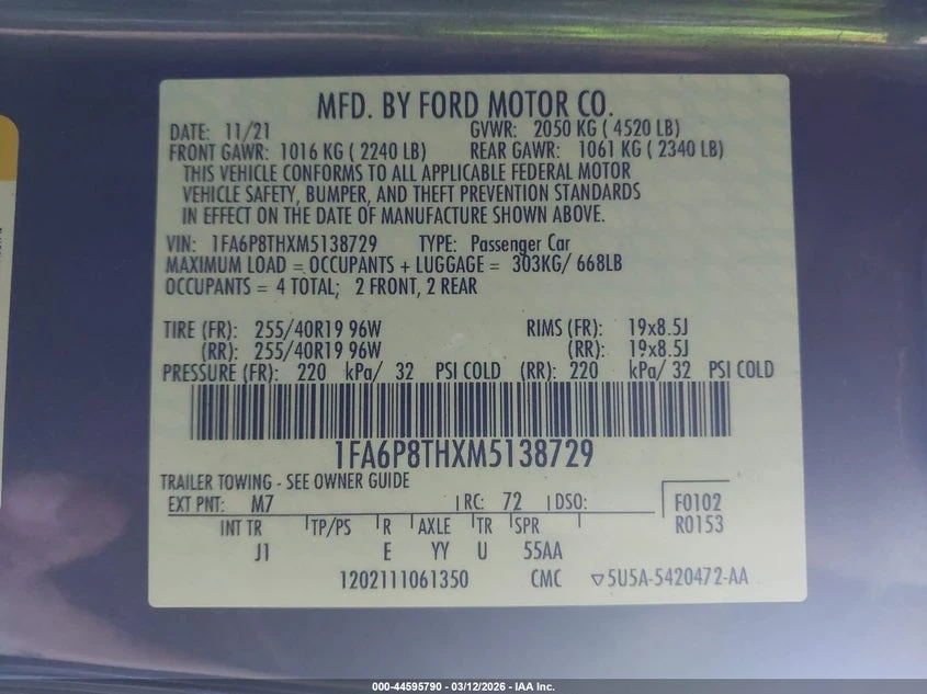 Ford Mustang 2.3l Ecoboost Premium Fastback, снимка 9 - Автомобили и джипове - 54353082