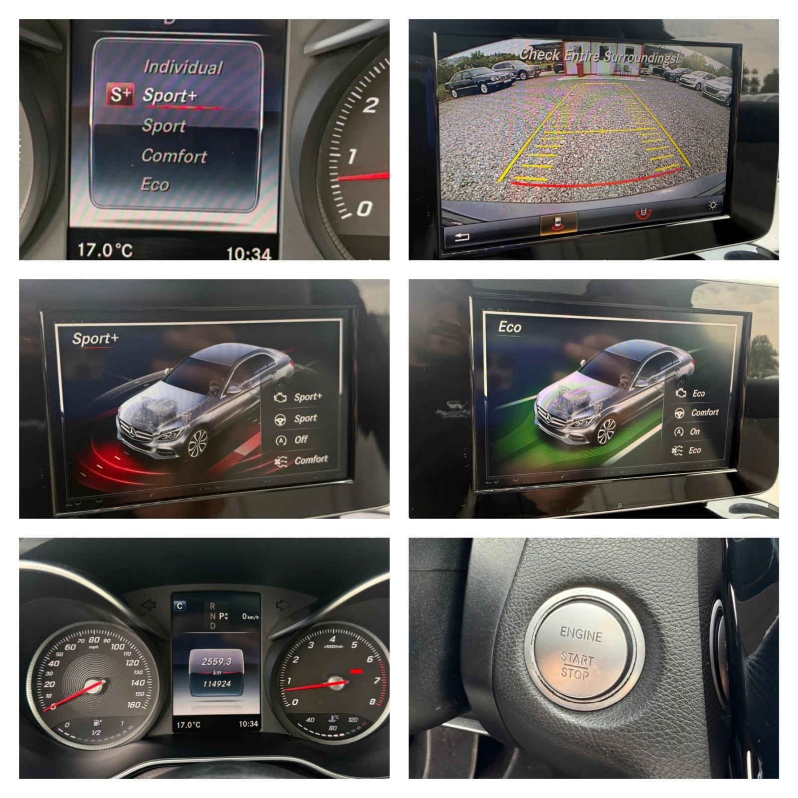 Mercedes-Benz C 300 (241 кс) 4MATIC 7G-TRONIC PLUS / 114 000 km./EU6, снимка 16 - Автомобили и джипове - 54496651