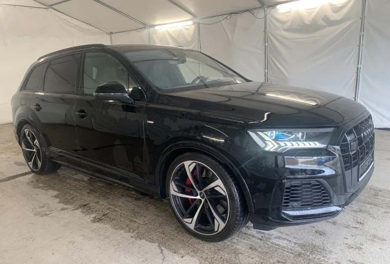 Audi Q7 60e quattro S-Line+ Ext BLACK/LASER/S-SITZE, снимка 1 - Автомобили и джипове - 49526555